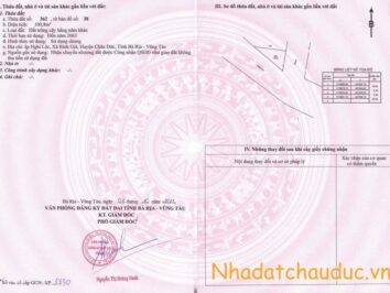 Lô góc 2 mặt tiền đường nhựa đất bình giã bán